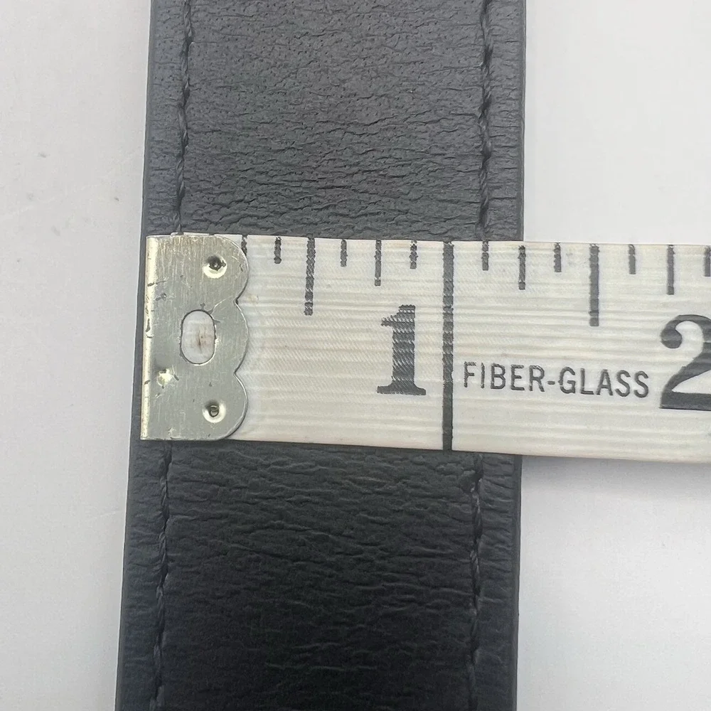 Wrangler Genuine Leather Belt 38/95 Black Classic Work Minimalist Closet‎ Staple